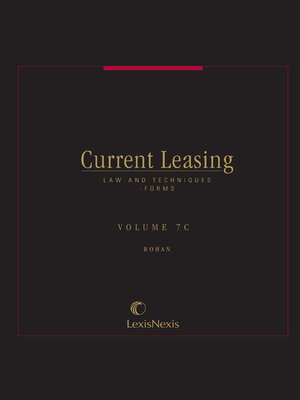 cover image of Current Leasing Law and Techniques: Forms